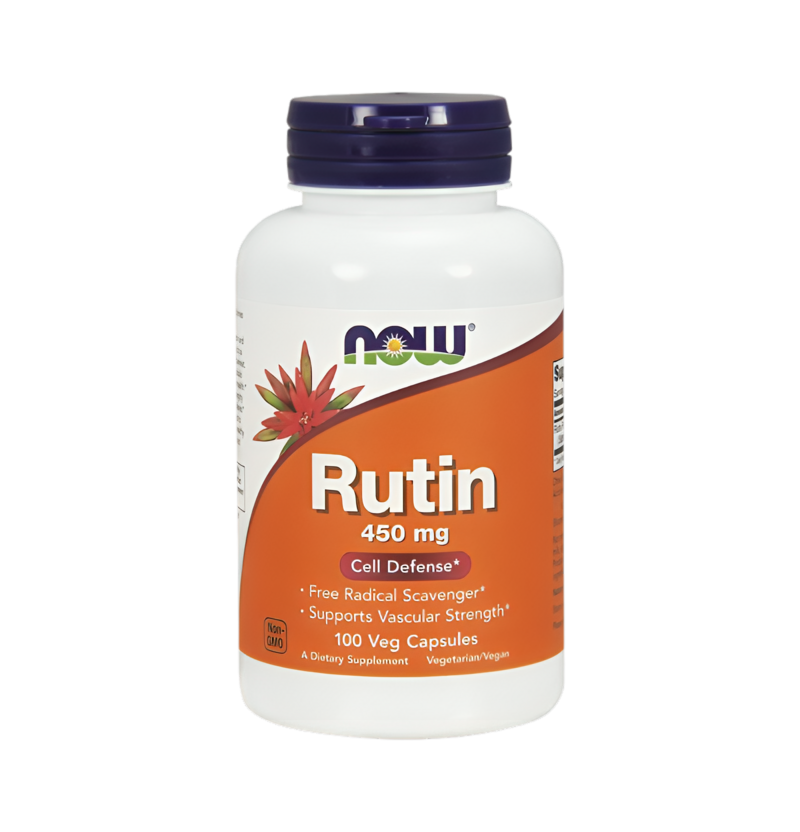 NOW Foods Rutin 450mg 100 Vegetariska Kapslar