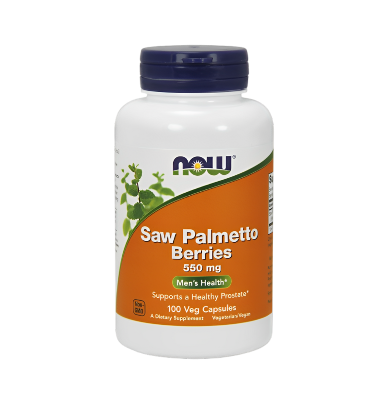 NOW Foods Saw Palmetto Berries 550mg 100 Kapslar