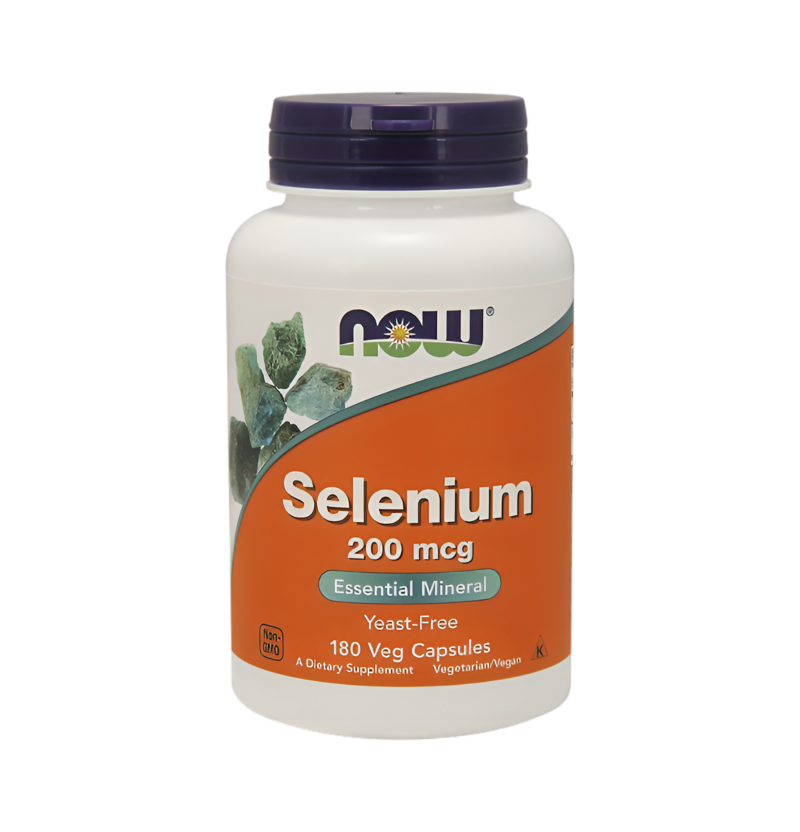 NOW Foods Selenium 200mcg 180 Kapslar