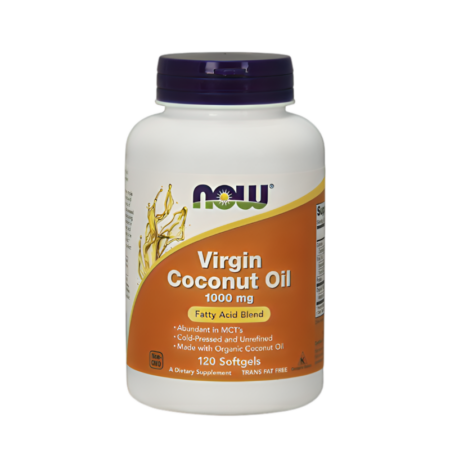 NOW Foods Virgin Coconut Oil 1000mg 120 Mjukgelkapslar