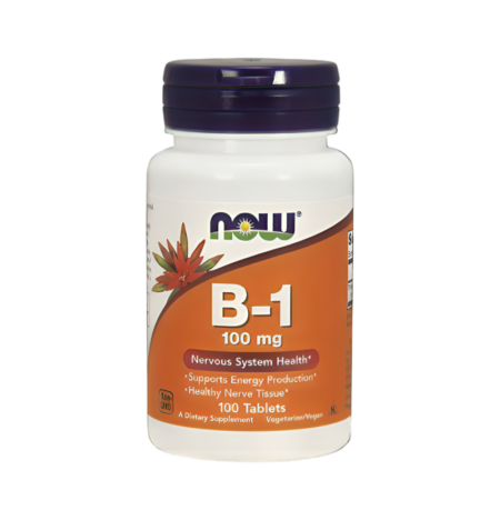 NOW Foods Vitamin B-1 Thiamine 100mg 100 Tabletter