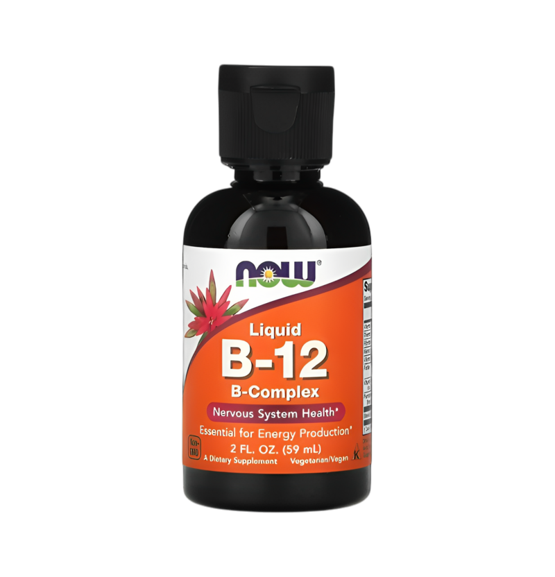 NOW Foods Vitamin B-12 B-Complex 59ml Vätska