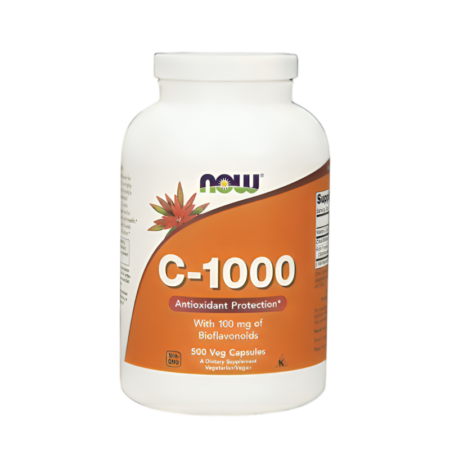 NOW Foods Vitamin C-1000 with 100mg Bioflavonoids 500 Kapslar