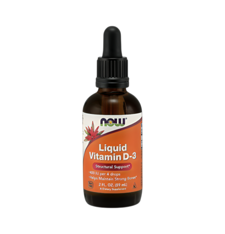 NOW Foods Vitamin D-3 400IU 59ml Vätska