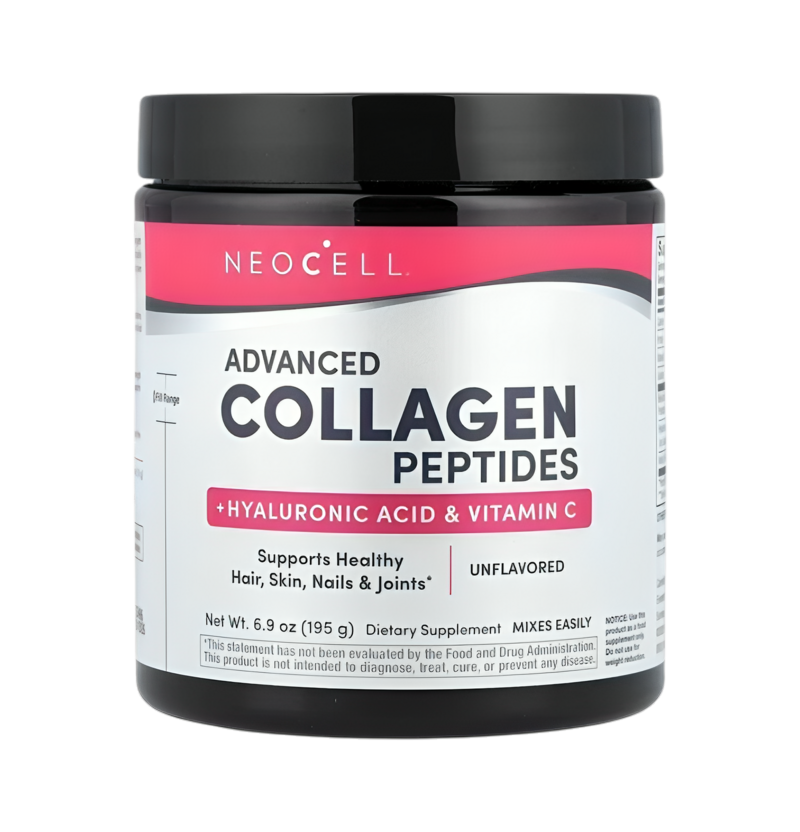 NeoCell Advanced Collagen Peptides with Vitamin C & Hyaluronic Acid 195g Pulver