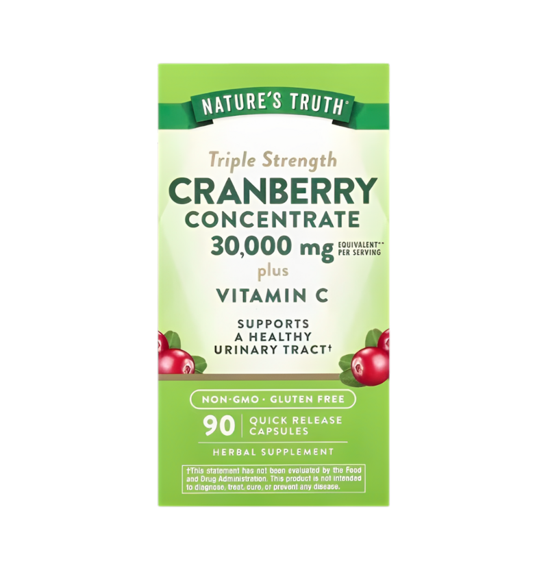 NeoCell Nature's Truth Tripple Strength Cranberry Concentrate plus Vitamin C 90 Kapslar