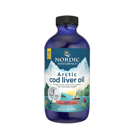 Nordic Naturals Arctic Cod Liver Oil 1060mg Strawberry 237ml