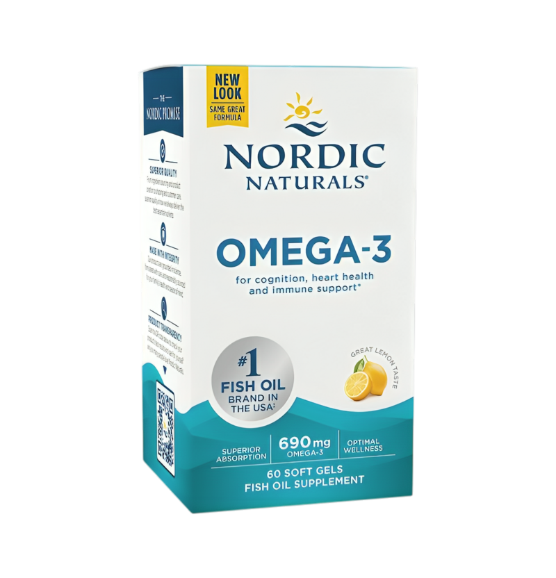Nordic Naturals Omega-3 690mg Lemon 60 Mjuka Kapslar