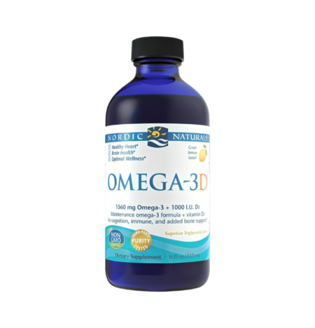 Nordic Naturals Omega-3D 1560mg Lemon 237ml