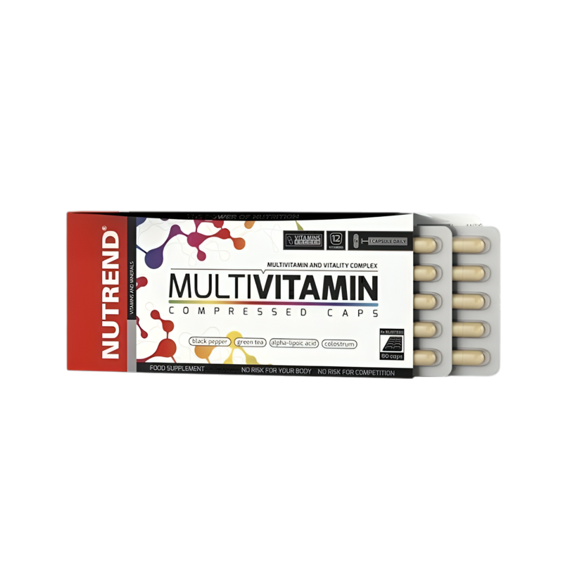 Nutrend MultiVitamin Compressed Kapslar 60 Kapslar