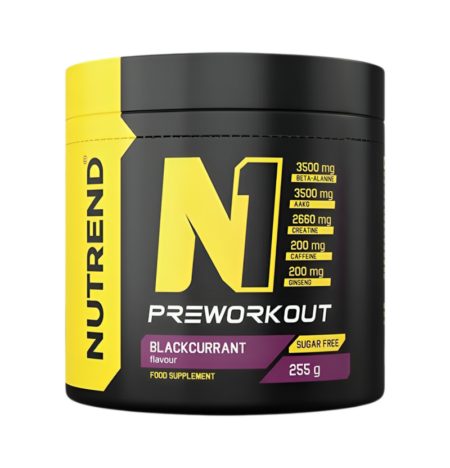 Nutrend N1 Pre-Workout, Blackcurrant - 255g