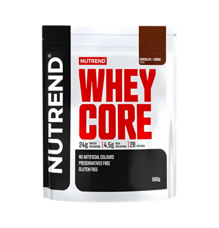 Nutrend Whey Core, Chocolate + Cocoa 900g