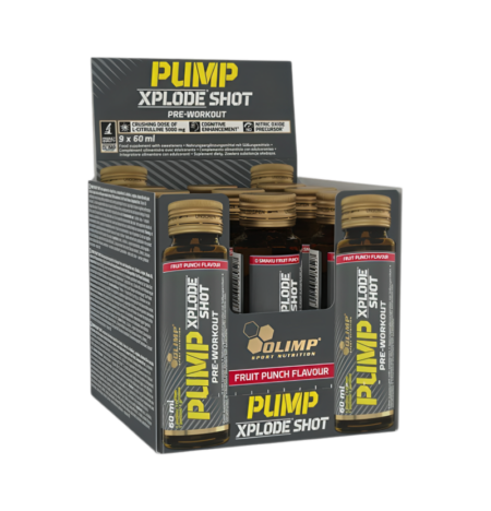 Olimp Nutrition Pump Xplode Shot Fruit Punch 9x60ml Shots