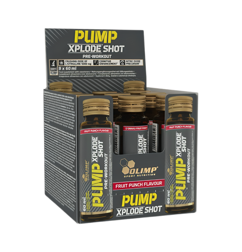 Olimp Nutrition Pump Xplode Shot Fruit Punch 9x60ml Shots
