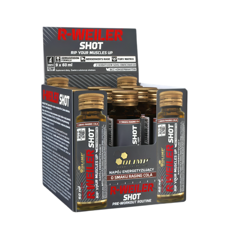 Olimp Nutrition R-Weiler Shot Raging Cola 9x60ml Shots