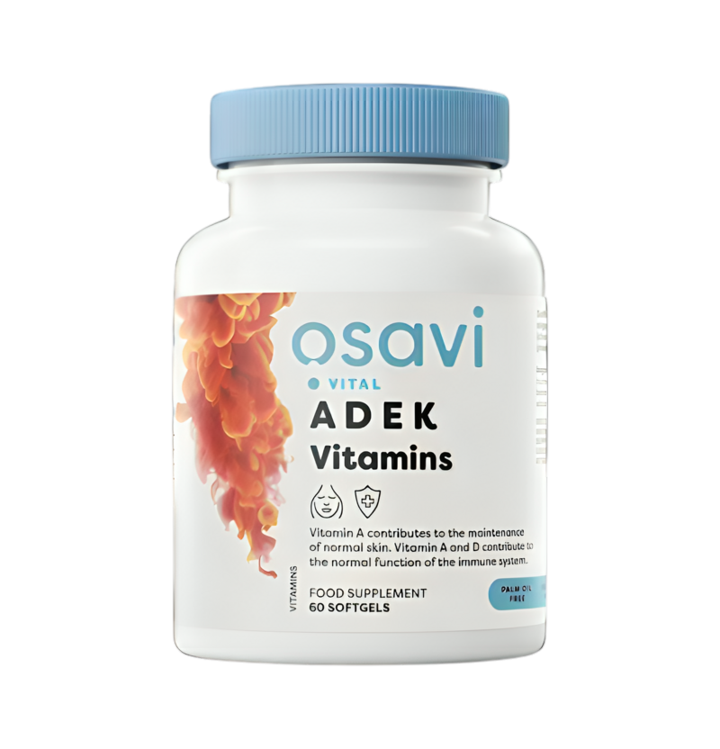 Osavi ADEK Vitamins 60 Mjuka Kapslar