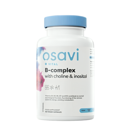 Osavi B-Complex with Choline & Inositol 120 Veganska Kapslar