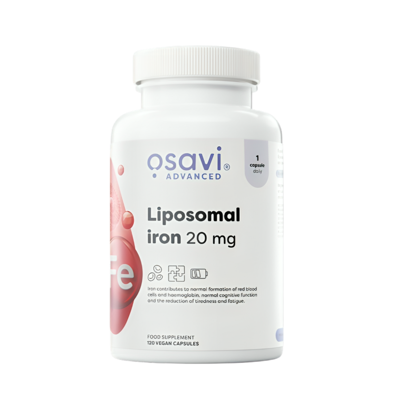 Osavi Liposomal Iron 20mg 120 Veganska Kapslar