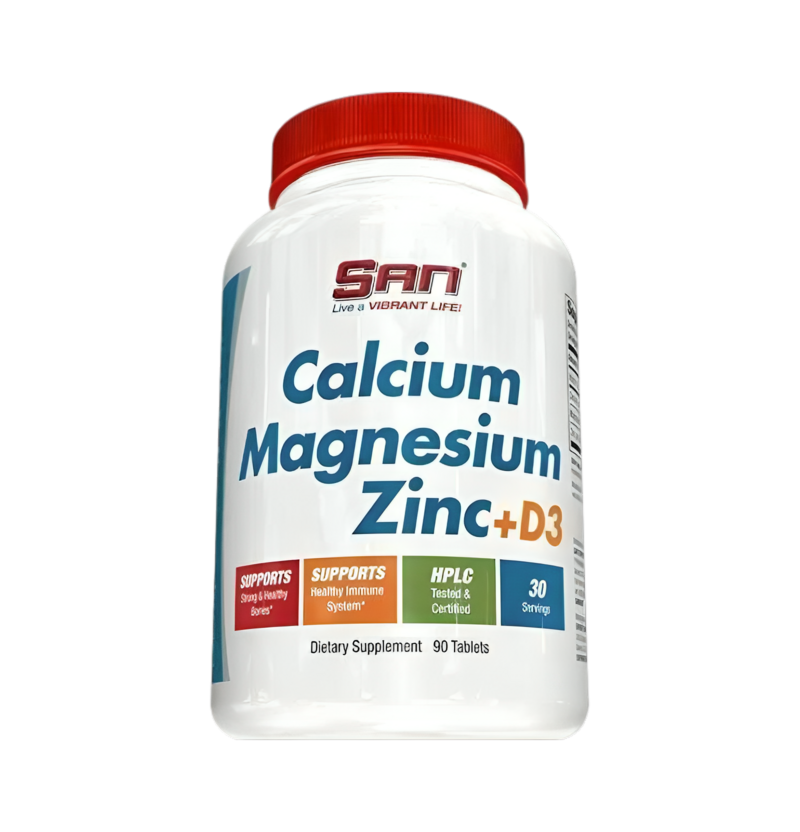 SAN Calcium Magnesium Zinc + D3 90 Tabletter