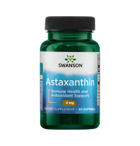 Swanson Astaxanthin 4mg 60 Mjukgelkapslar