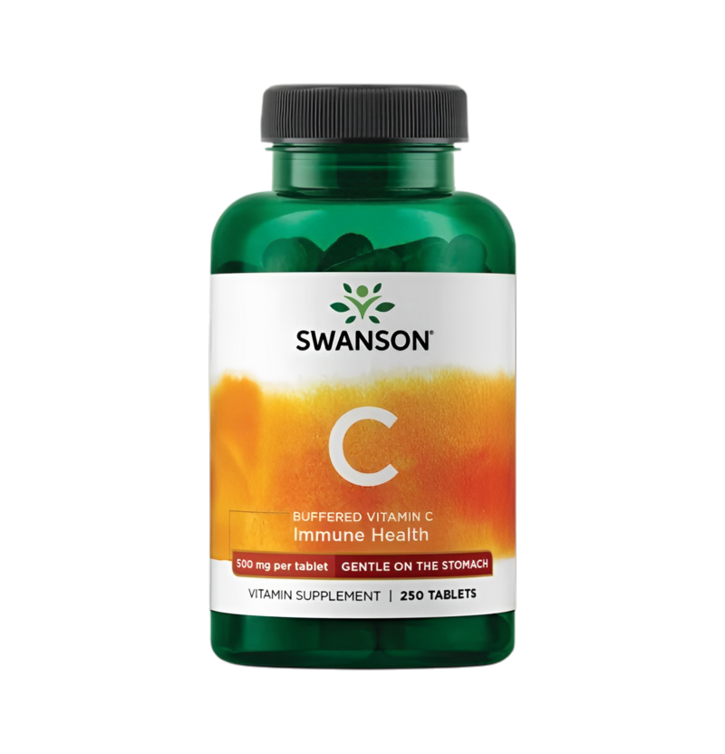 Swanson Buffered Vitamin C 500mg 250 Tabletter