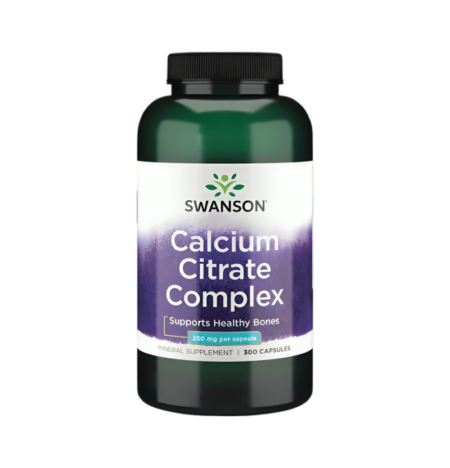 Swanson Calcium Citrate Complex 250mg 300 Kapslar