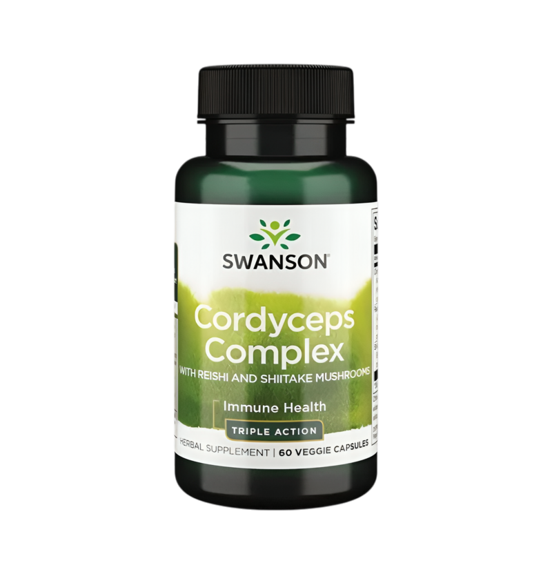 Swanson Cordyceps Complex with Reishi and Shiitake Mushrooms 60 Kapslar