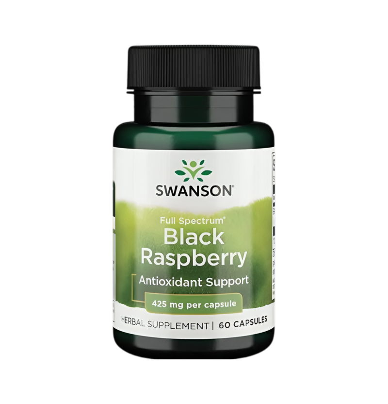 Swanson Full Spectrum Black Raspberry 425mg 60 Kapslar