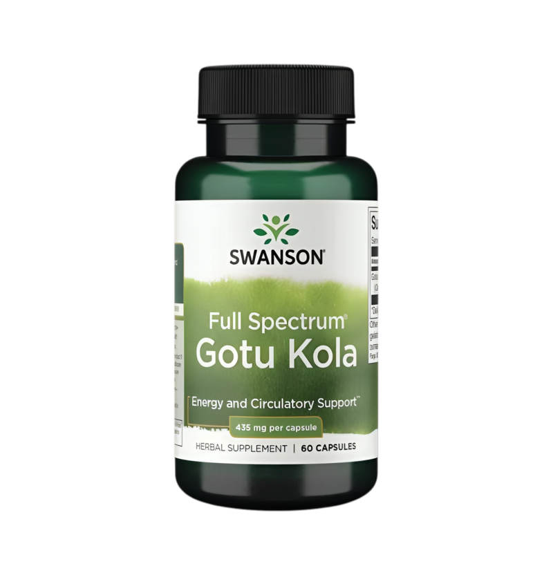 Swanson Full Spectrum Gotu Kola 435mg 60 Kapslar