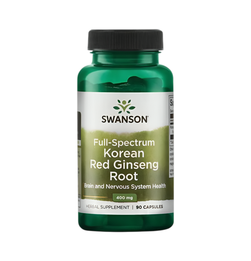 Swanson Full Spectrum Korean Red Ginseng Root 400mg 90 Kapslar