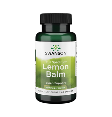 Swanson Full Spectrum Lemon Balm 500mg 60 Kapslar