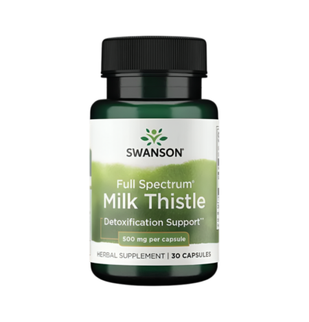 Swanson Full Spectrum Milk Thistle 500mg 30 Kapslar