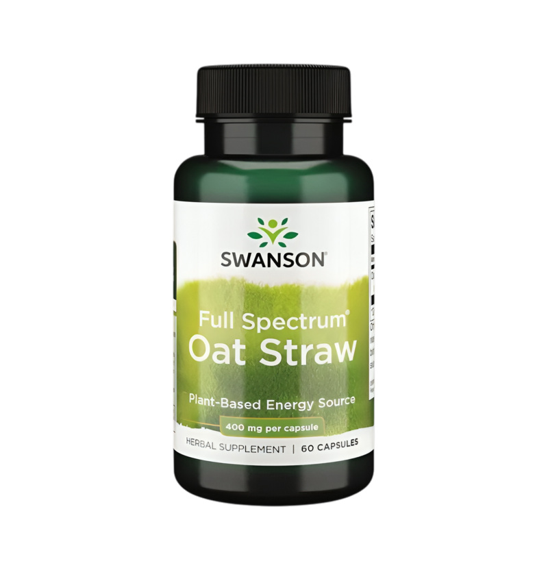 Swanson Full Spectrum Oat Straw 400mg 60 Kapslar