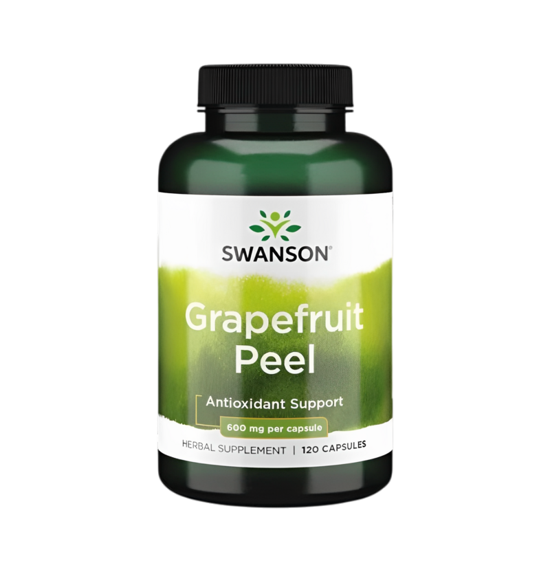 Swanson Grapefruit Peel 600mg 120 Kapslar