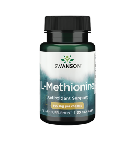 Swanson L-Methionine 500mg 30 Kapslar