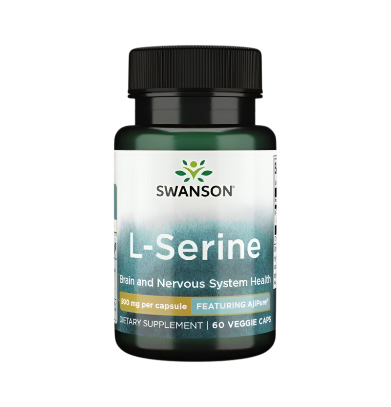 Swanson L-Serine 500mg 60 Kapslar