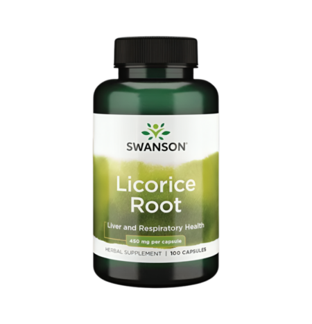 Swanson Licorice Root 450mg 100 Kapslar