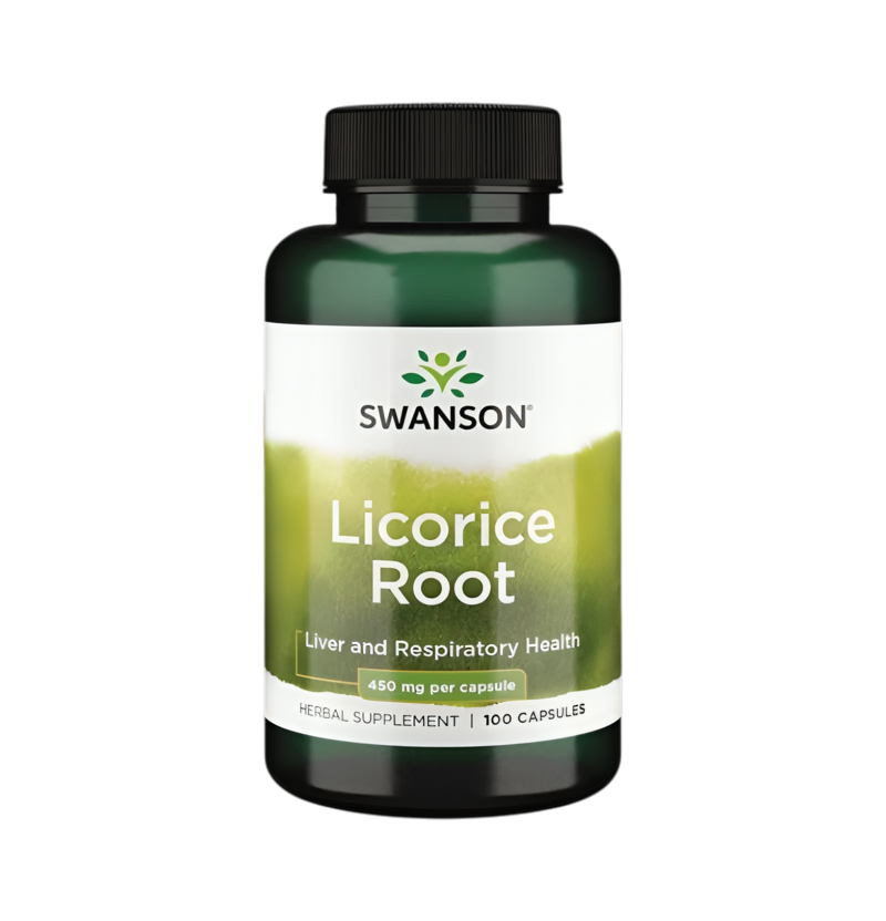 Swanson Licorice Root 450mg 100 Kapslar