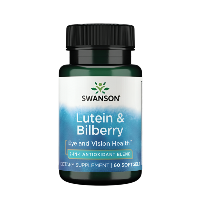 Swanson Lutein & Bilberry 60 Mjukgelkapslar
