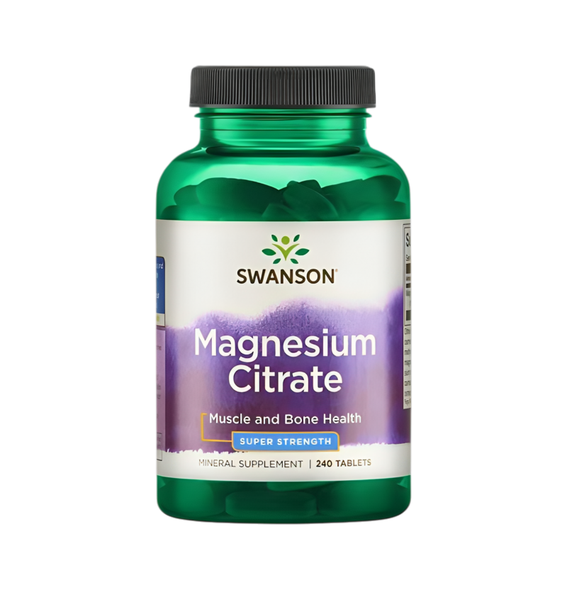 Swanson Magnesium Citrate 225mg 240 Tabletter