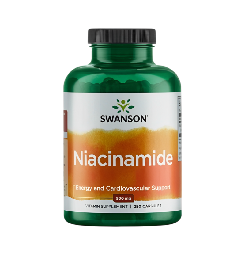 Swanson Niacinamide 500mg 250 Kapslar