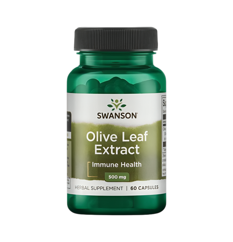 Swanson Olive Leaf Extract 500mg 60 Kapslar