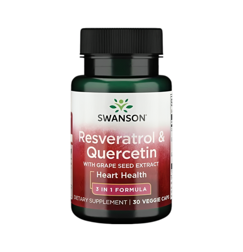 Swanson Resveratrol & Quercetin 30 Kapslar