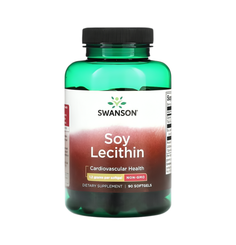 Swanson Soy Lecithin 1200mg 90 Mjuka gelkapslar