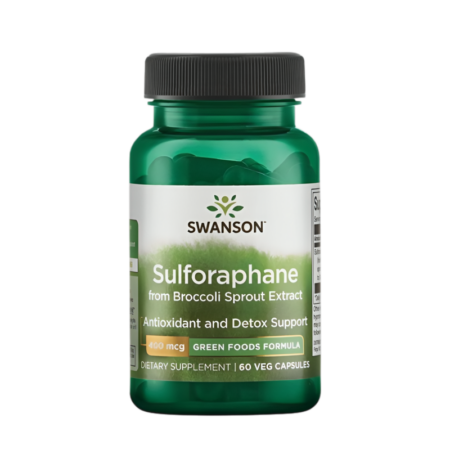 Swanson Sulforaphane from Broccoli Sprout Extract 400µg 60 Kapslar