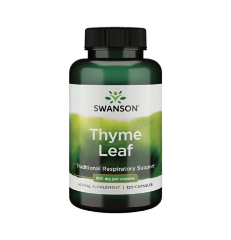 Swanson Thyme Leaf 500mg 120 Kapslar