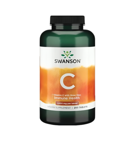 Swanson Vitamin C with Rose Hips 1000mg 250 Tabletter
