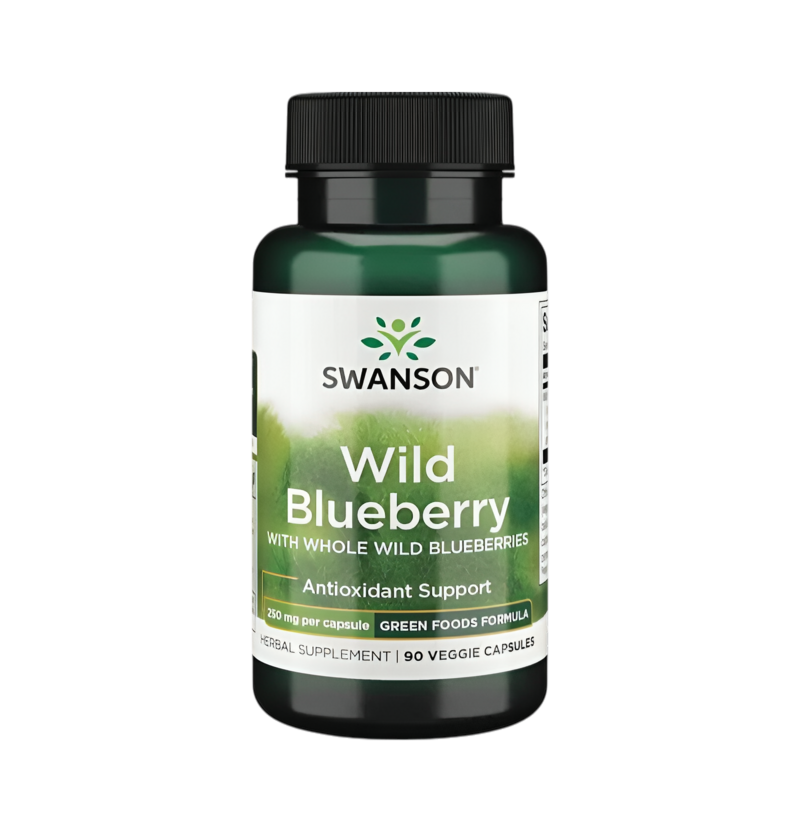 Swanson Wild Blueberry 250mg 90 Kapslar