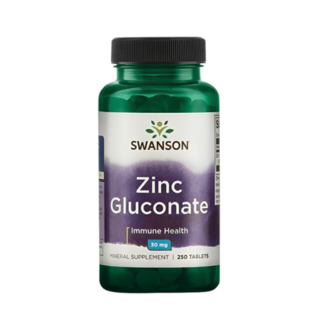 Swanson Zinc Gluconate 30mg 250 Tabletter