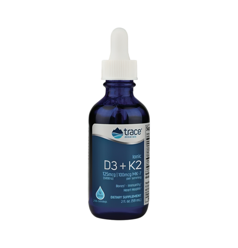 Trace Minerals Ionic D3 + K2 59ml